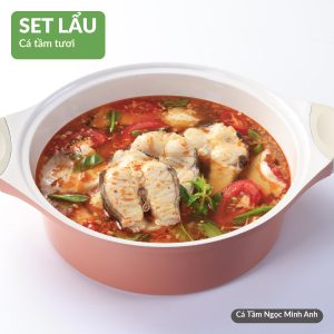 Set Lẩu Cá Tầm tươi – Cá Tầm Ngọc Minh Anh