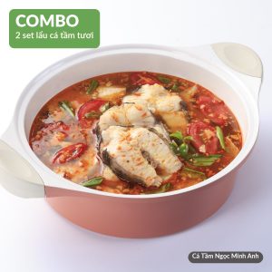 Combo 2 Set Lẩu Cá Tầm tươi – Cá Tầm Ngọc Minh Anh